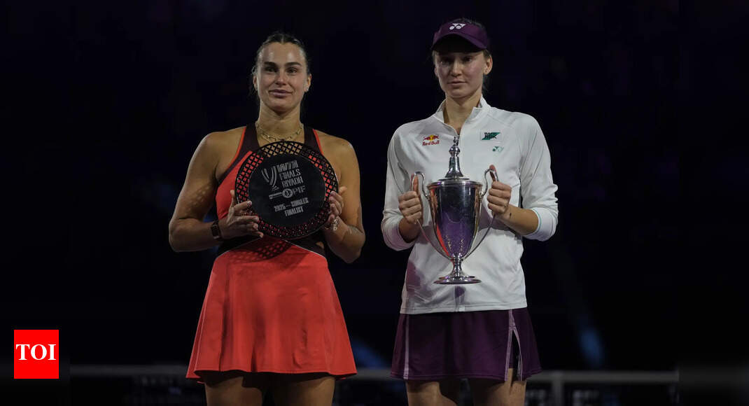 WTA Finals: Rybakina downs World No 1 Sabalenka to clinch title, pockets record sum