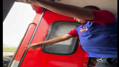 Watch: Railways employee filmed by passenger throwing garbage from moving train; removed from service
