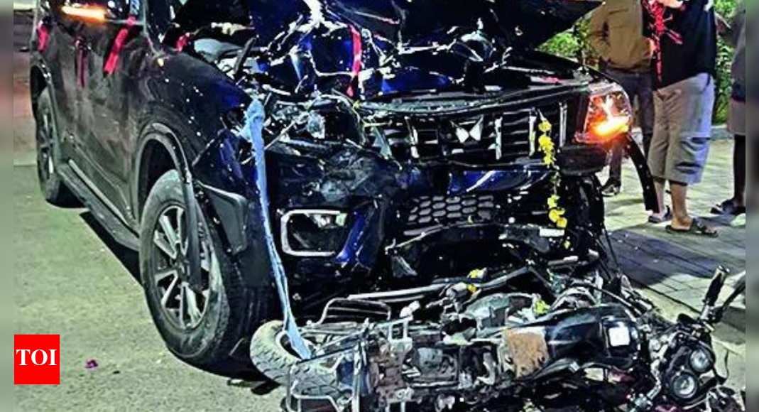 Indore: ‘Drunk’ ASI rams SUV into multiple bikes, man killed, son loses both legs; he was heavily drunk, could not stand, say eyewitnesses