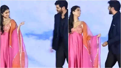 Dulquer Salmaan and Bhagyashri Borse groove to 'Lokah' song ‘Kiliye Kiliye’; Fans say ‘DQ please come back to Malayalam cinema’