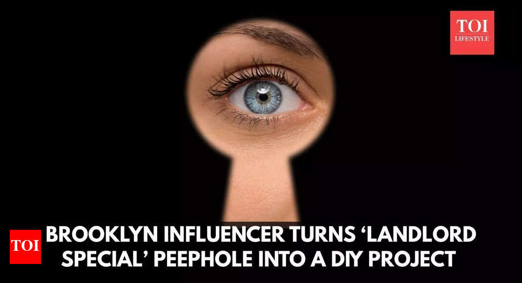 Viral on TikTok: Brooklyn influencer turns ‘landlord special’ peephole into a DIY project that wins the internet