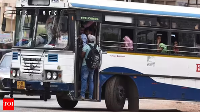  TSRTC bus axle breaks after hitting pothole; 38 passengers safe as mishap averted