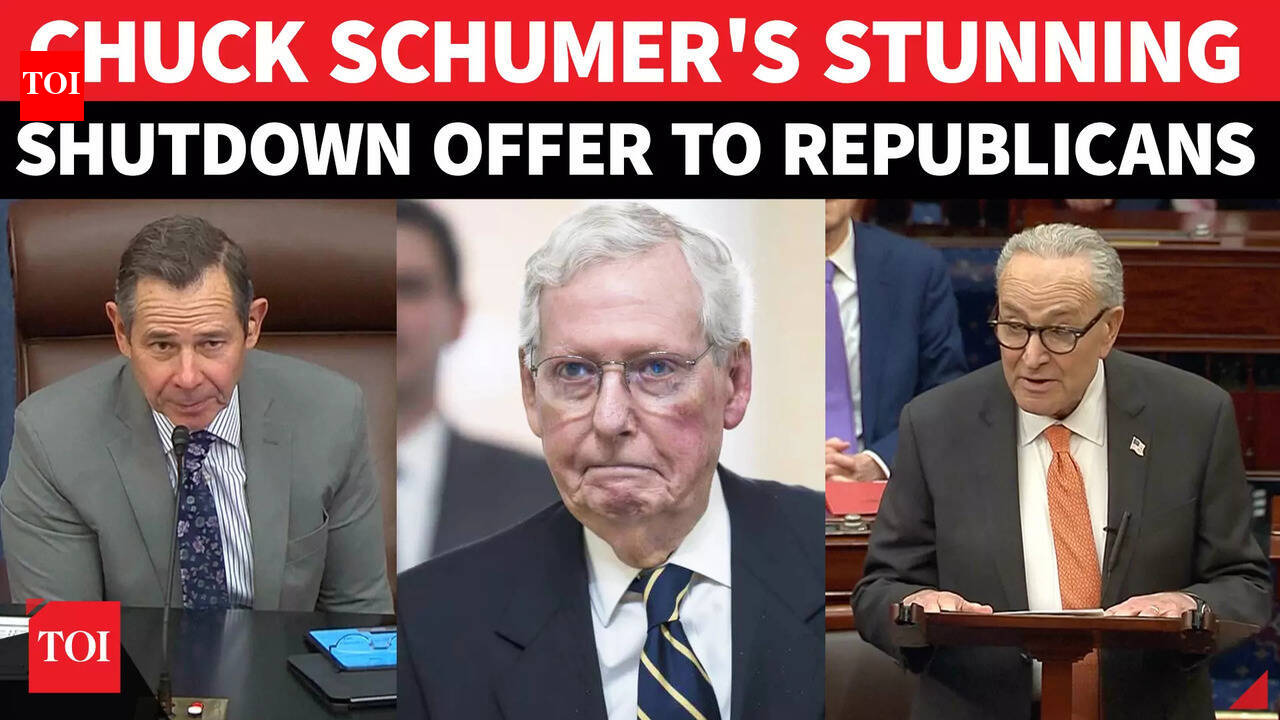 U.S Senate Emergency: Chuck Schumer Makes Big Shutdown Offer To ...