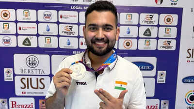Podium finish for India! Anish Bhanwala clinches silver in Shooting World Championships