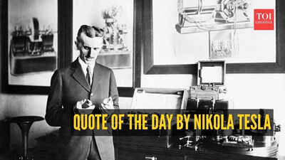 Quote of the day by Nikola Tesla: “I don’t care that they stole my idea . . I care that they don’t…”