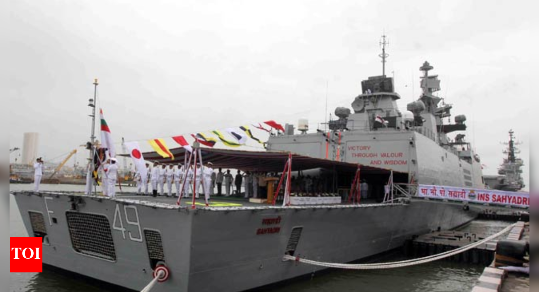 INS Sahyadri docks at Guam as Quad's Malabar naval exercise kicks off today