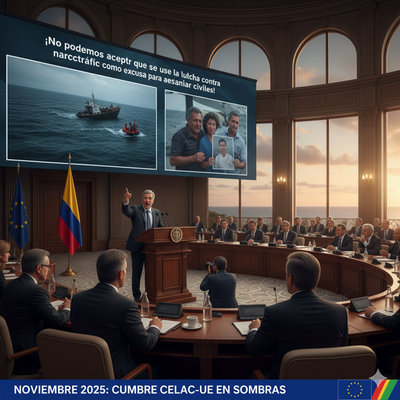 Cumbre CELAC-UE en Colombia queda marcada por ataques militares de EE. UU.