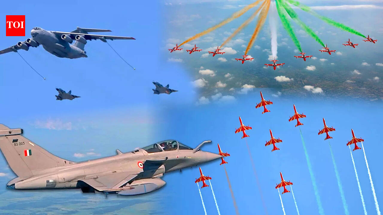 Rafales Roar, Tejas Soars, And Surya Kiran Dance Across Brahmaputra In ...