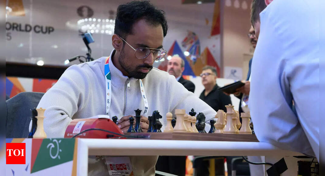 Karthik stuns Romanian GM in World Cup, assures himself of career's highest prize money