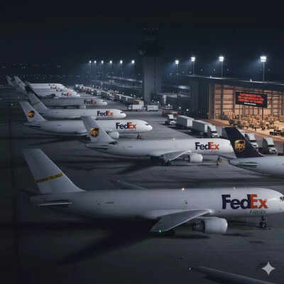 Caos logístico en EE. UU.: recortes de vuelos y aviones en tierra ponen en jaque a FedEx y UPS