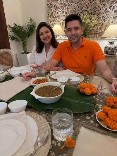 Parineeti Chopra’s post-pregnancy cravings steal hearts; Actress enjoys vada pav & chai moment, Fans adore her joyful mommy glow