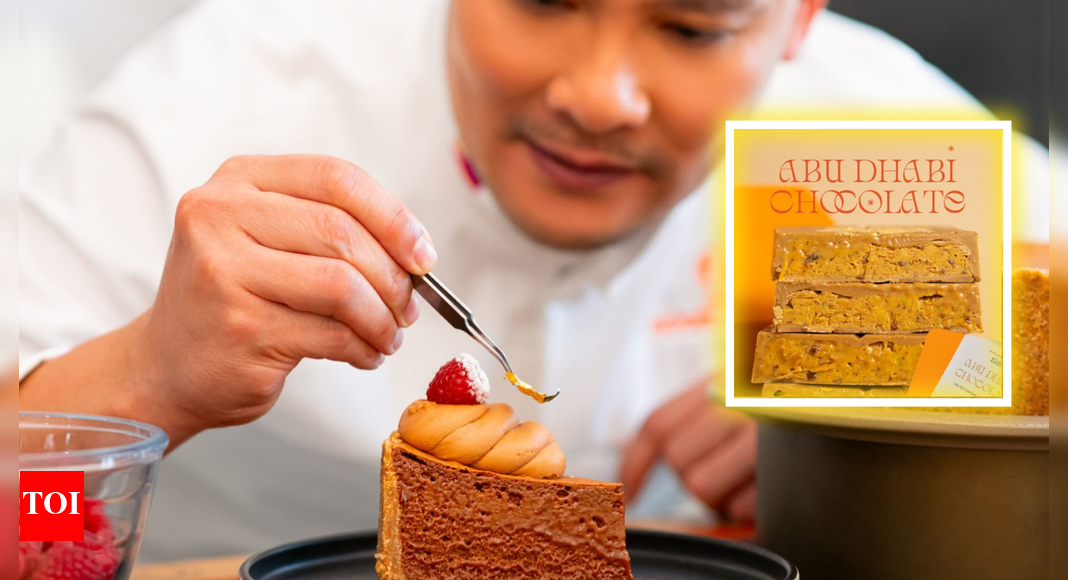 Viral Alert: Dubai's iconic Kunafa Bar creator drops a new golden, halwa-spiced Abu Dhabi Bar