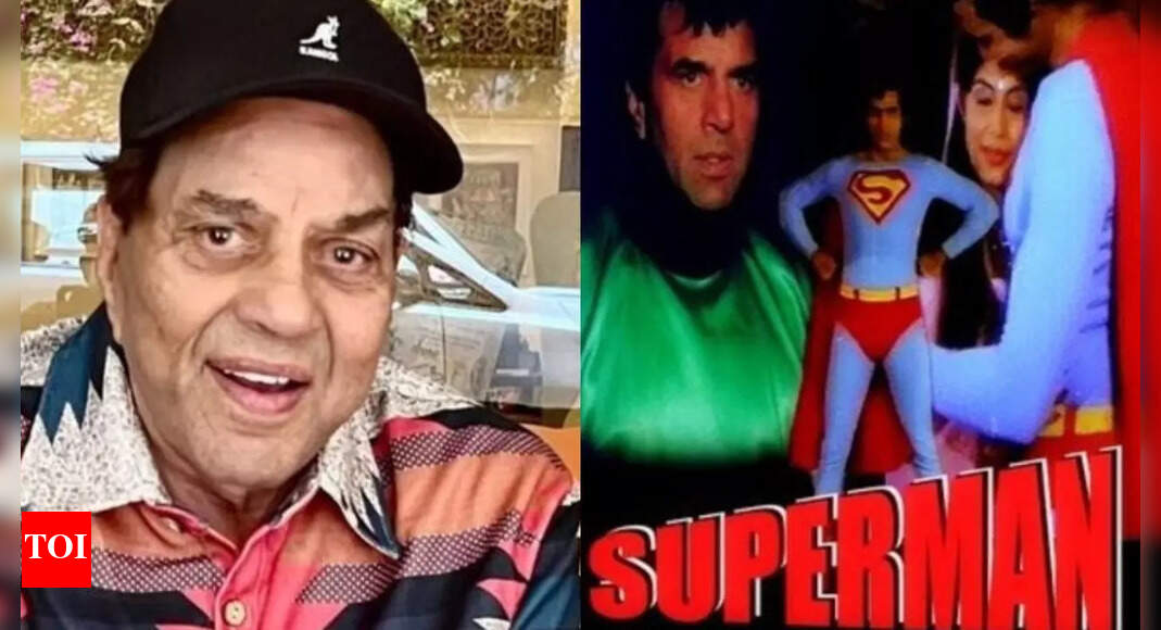 When Dharmendra played Superman's dad in THIS movie