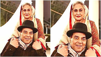 When Dharmendra shared throwback PIC with ‘loving doll’ Jaya Bachchan, praised her as a world-class artist