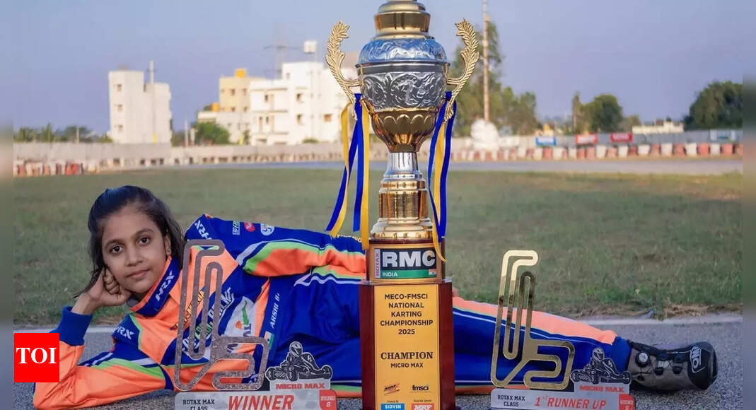 National Karting C'ship: First-ever Indian female! 9-yo Arshi scripts history