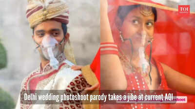 Shaadi in the Smoke: Delhi' wedding photoshoot takes a swipe at air pollution