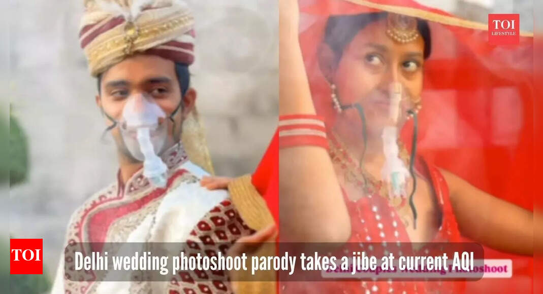 Shaadi in the Smoke: Delhi' wedding photoshoot takes a swipe at air pollution