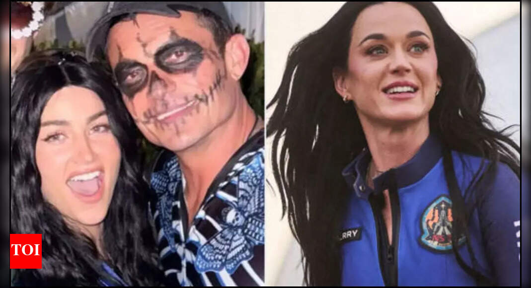 Orlando Bloom's rumored love dresses up as Katy Perry from space for Halloween; internet laughs at the irony