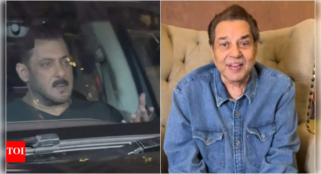 Dharmendra hospitalized: Salman Khan arrives at the hospital