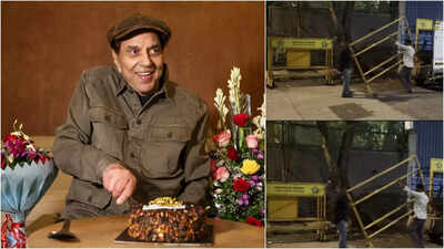 Dharmendra 'stable' in hospital: As Govinda, Ameesha Patel and other Bollywood stars pay actor a visit, Police barricade his residences