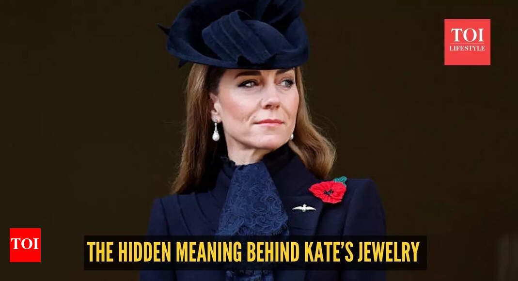 Kate Middleton pays silent tribute to Princess Diana and her family through symbolic jewelry on Remembrance Sunday