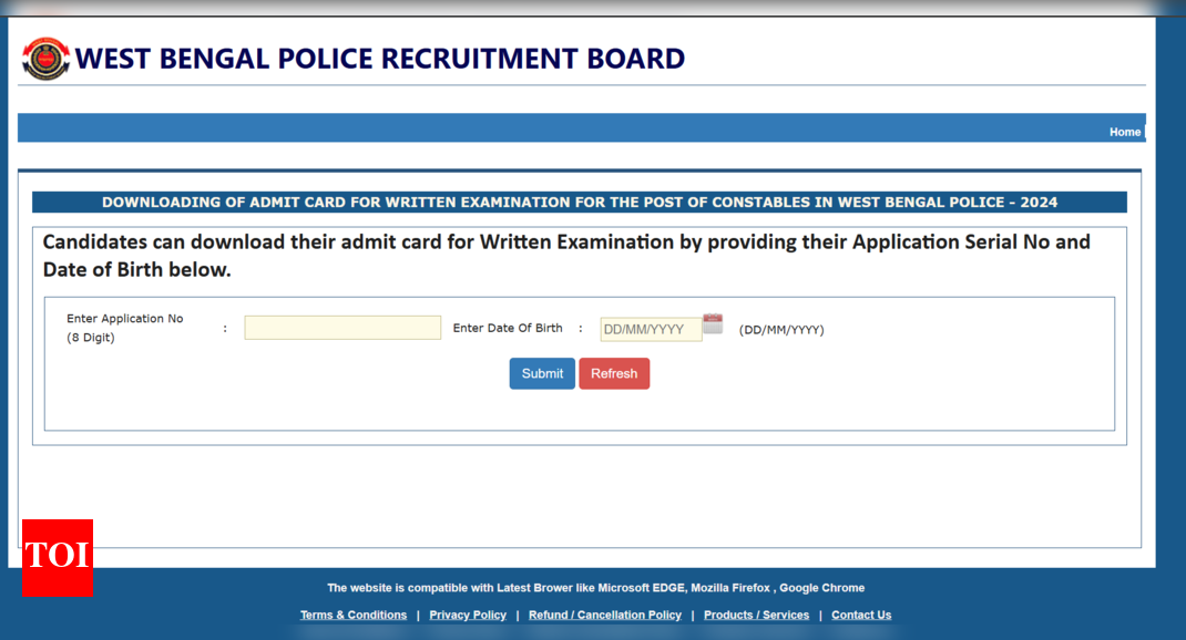 WB Constable written exam admit card 2025 released at wbpolice.gov.in: Direct link to download hall tickets