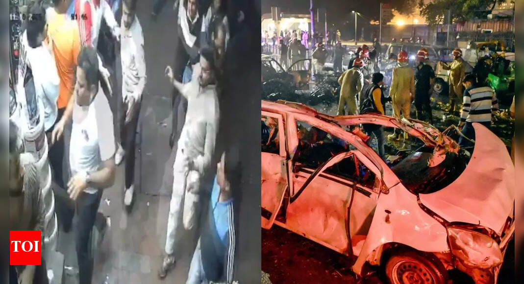 'Screams, flames, chaos': CCTV captures panic near Red Fort metro as deadly blast kills 9