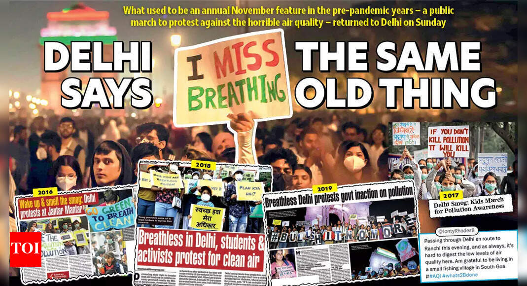 DELHI SAYS...I MISS BREATHING...THE SAME OLD THING