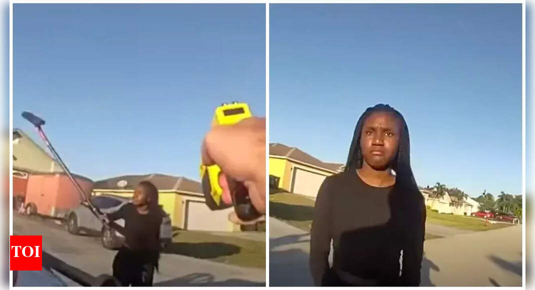 <div>'Are you kidding me?': Body-cam shows Florida teen bash police cruiser with shovel — officer was still inside</div>