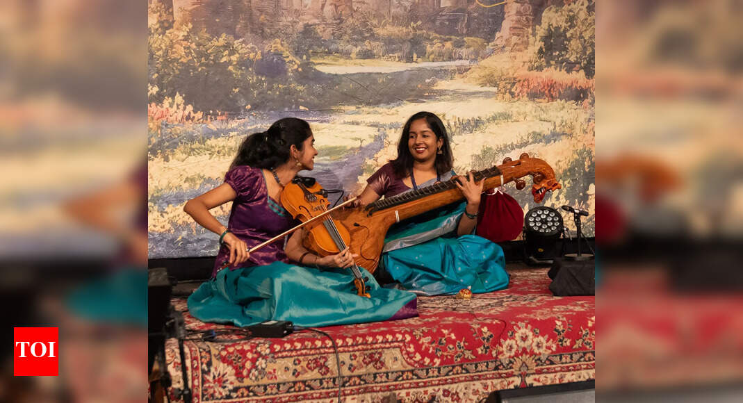 The audience were surprised by how well European and Indian styles merged : Arunitha and Aanya