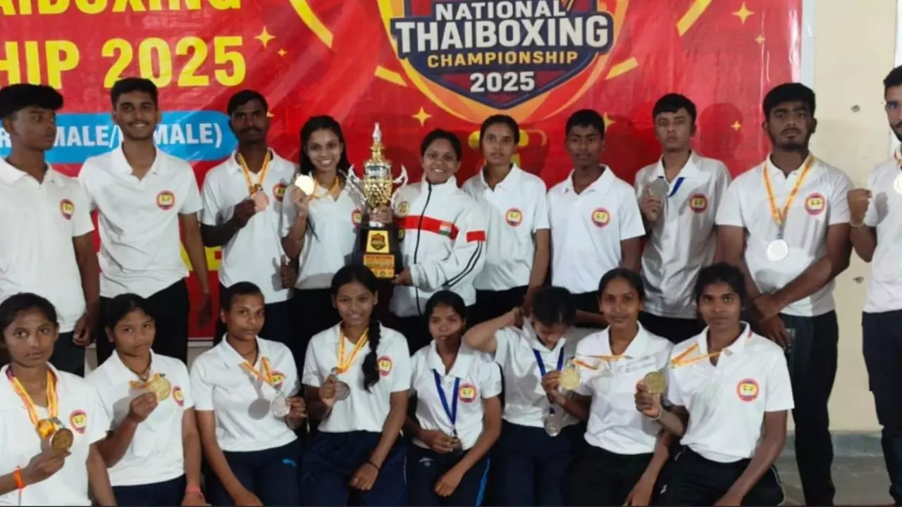 Chhattisgarh bags 15 medals, finishes third in National Thai Boxing Championship