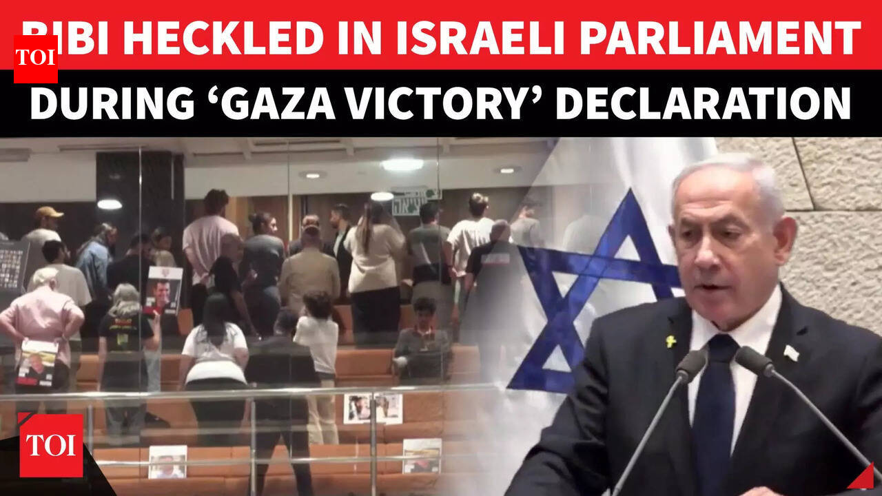 Netanyahu ‘BOOED’ In Israeli Parliament During ‘Gaza Victory ...