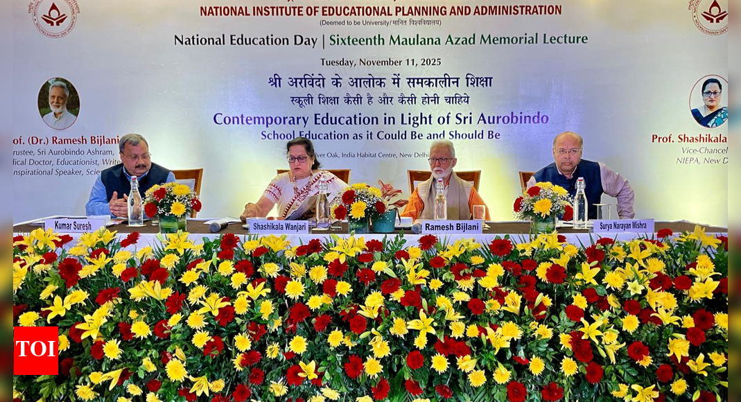 NIEPA organises 16th Maulana Azad Memorial Lecture on National Education Day