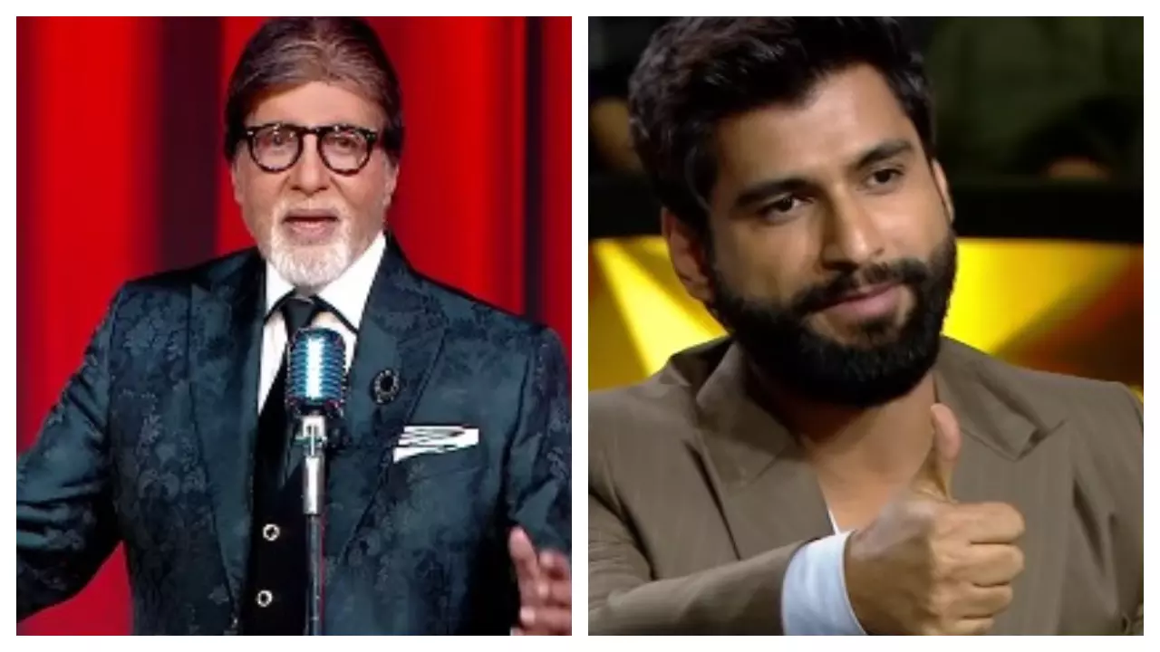  Amitabh Bachchan attempts 'stand-up' comedy for the first time; Harsh Gujral jokes 'Sir hum kya gaanv chale jaaye'