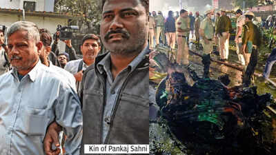  Cabbie killed on spot as fireball from high-intensity explosion hits his car; cab trailed exploding car