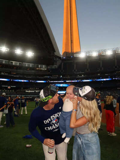 Shane Bieber's wife Kara melts hearts with emotional post on his comeback and their baby's sweet moment during Toronto Blue Jays World Series run