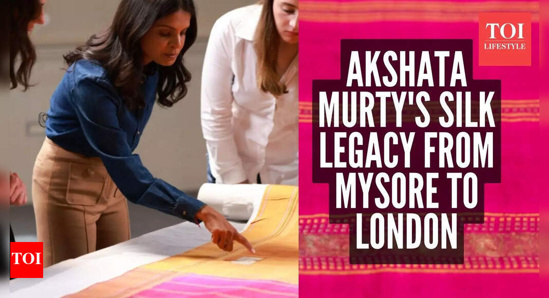 This 150-year-old Mysore silk saree holds a secret from Akshata Murty’s past