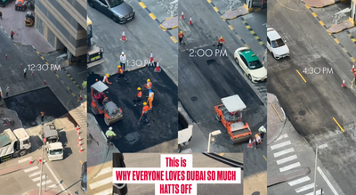 'This is why everyone loves Dubai': Indian resident praises city after damaged road repaired in hours