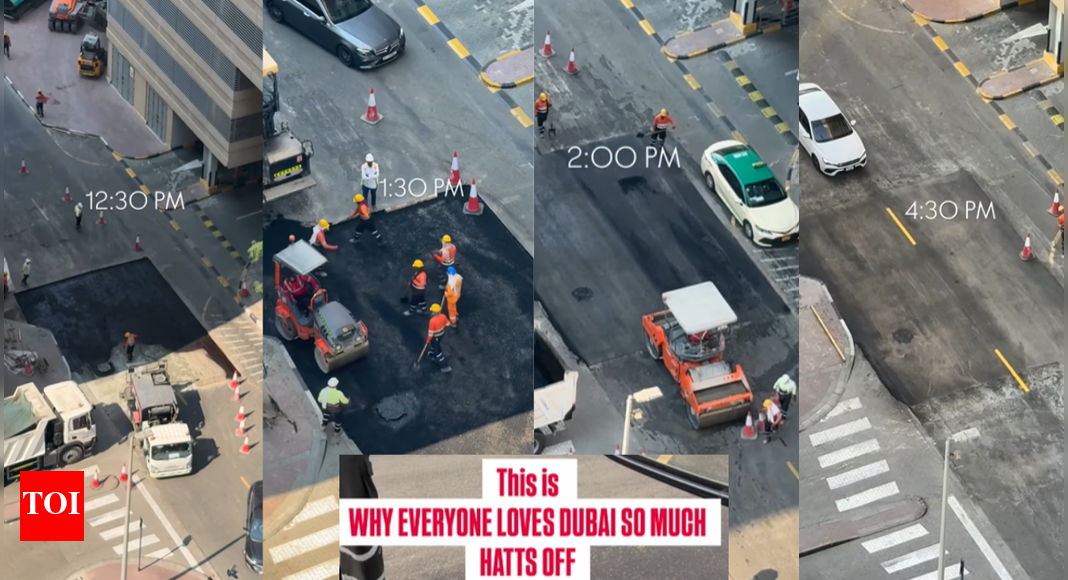 <div>'This is why everyone loves Dubai': Indian resident praises city after damaged road repaired in hours</div>