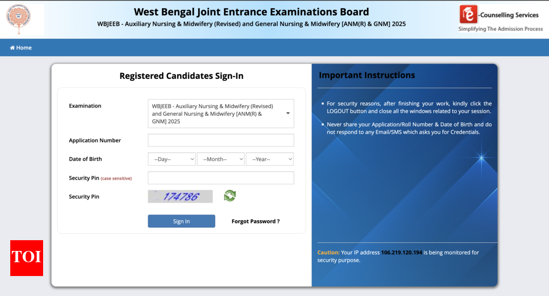 WBJEEB ANM, GNM results 2025 released at wbjeeb.nic.in: Check direct link to download rank card here