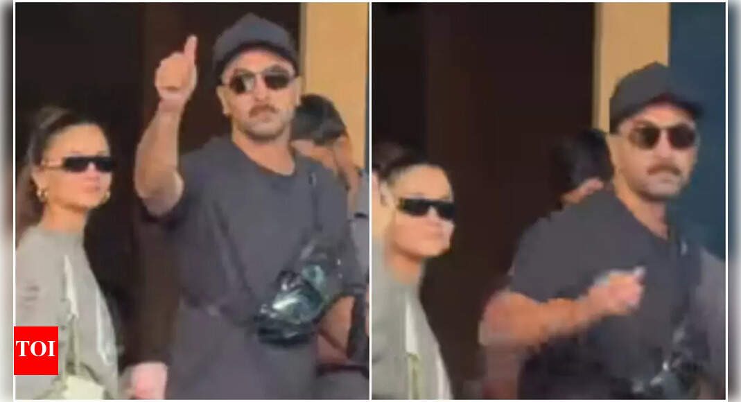 Ranbir Kapoor and Alia Bhatt set couple goals as they get spotted at Kalina airport – watch video