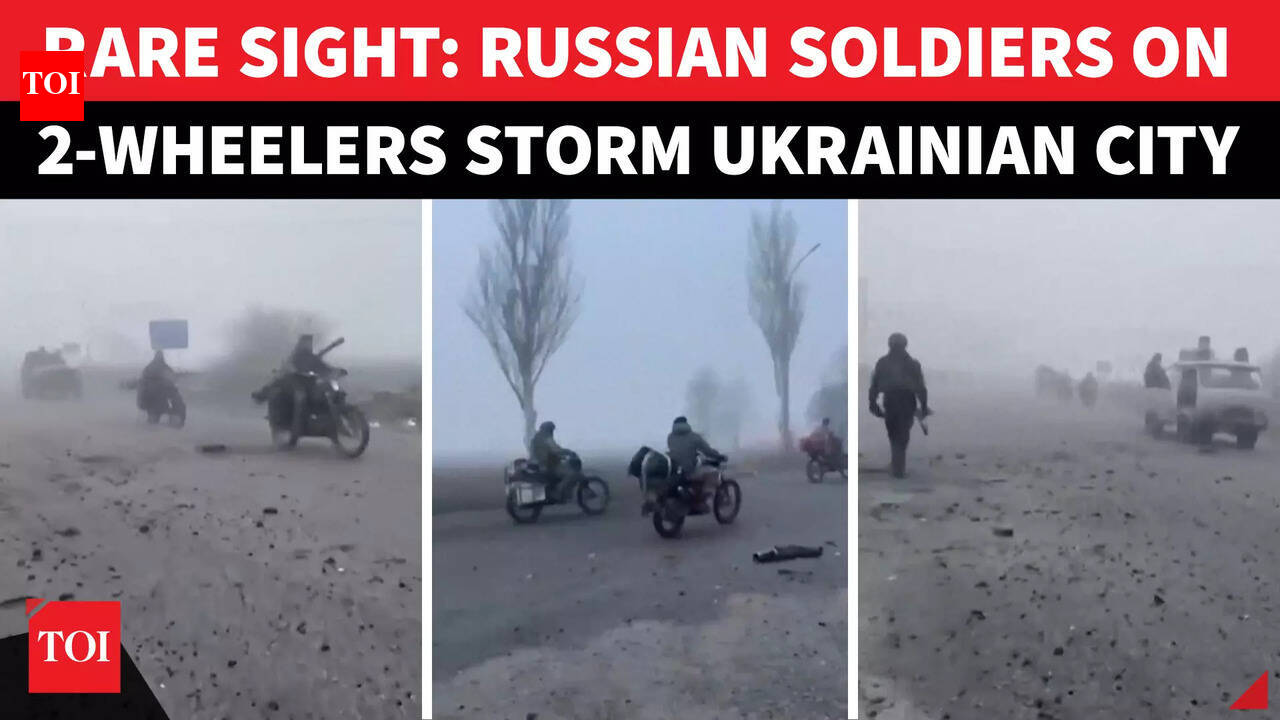 Russian Troops On Two-Wheelers Storm Pokrovsk As Ukrainian Defences ...