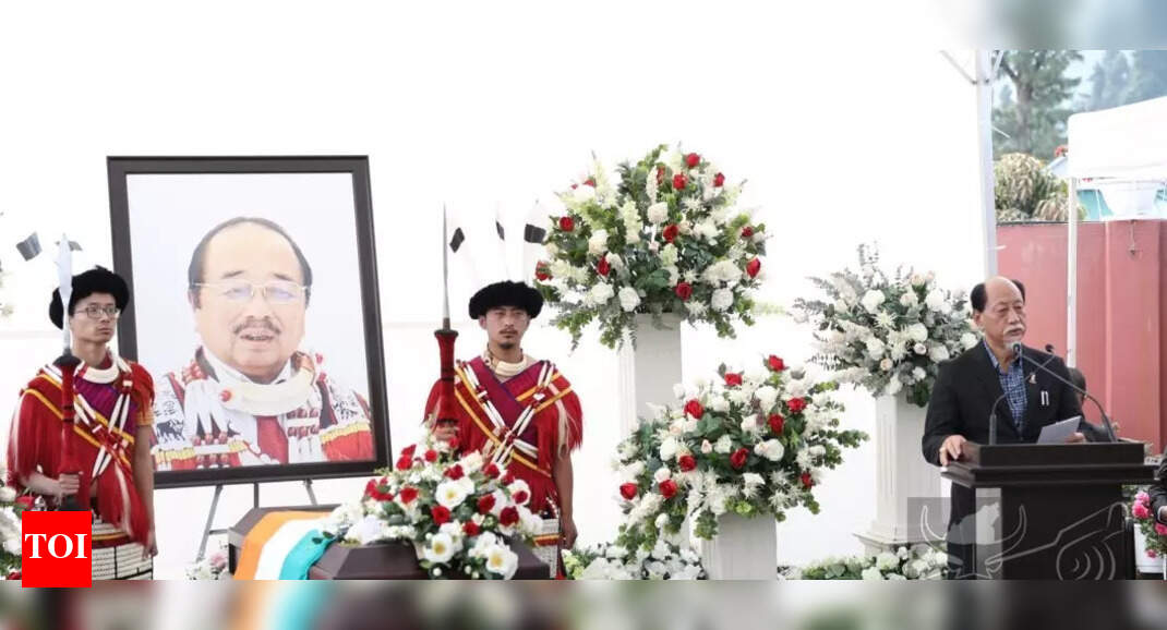 Five-time MLA & adviser Imchen accorded state funeral in Kohima