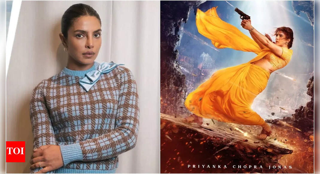 Is Priyanka Chopra giving a speech in Telugu at the ‘Globetrotter’ event?