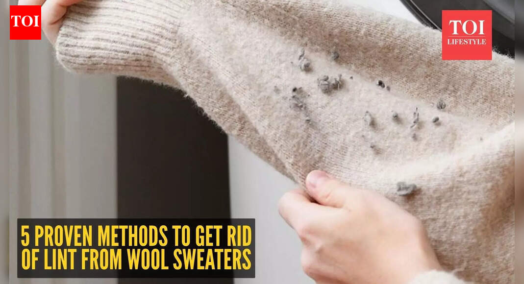 5 easy ways to remove lint from sweaters to make them look like new again