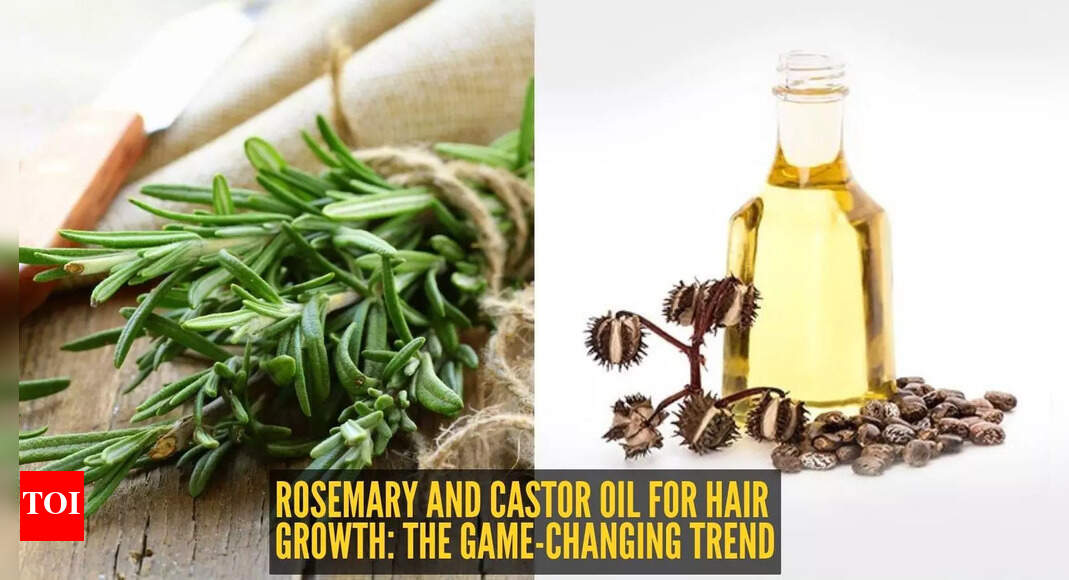 Why are rosemary and castor oil 2025’s most powerful hair growth duo? | – The Times of India