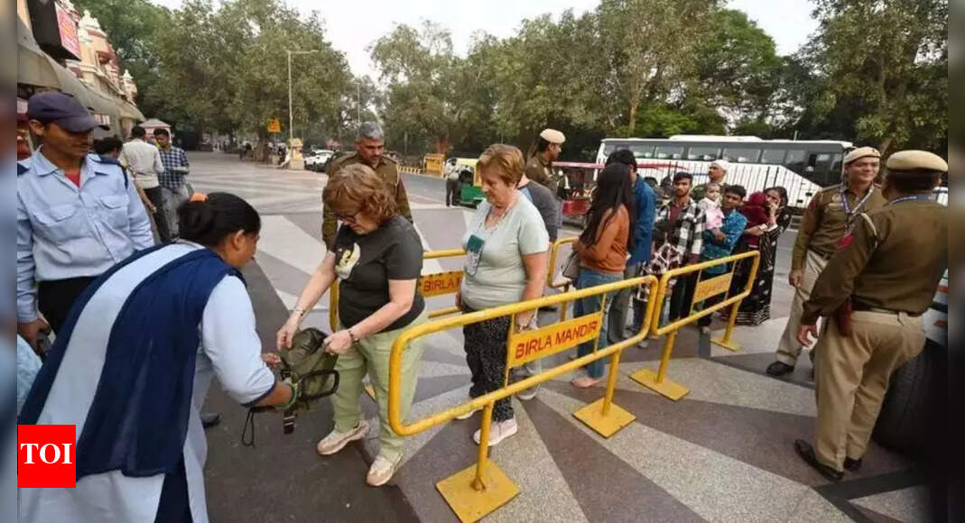 Drones, cameras and action: Delhi temples and markets on high alert after Red Fort blast; armed personnel and checks deployed