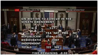 Who crossed the aisle — and who refused — in the US government shutdown’s final vote?