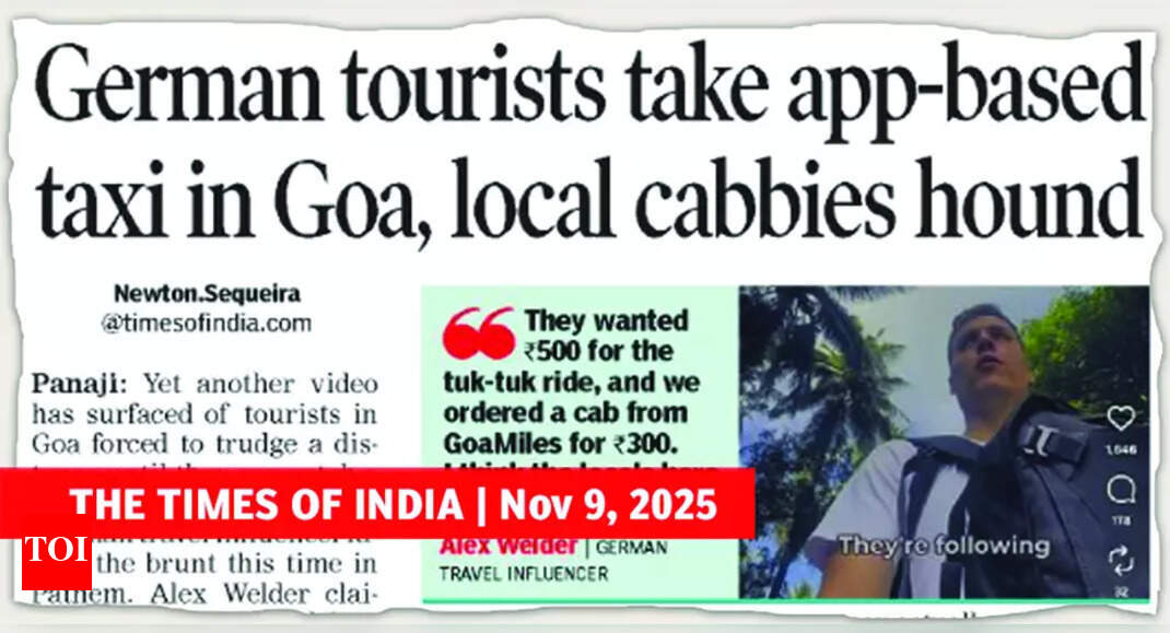 ‘Definitely makes me feel safer’: Goa cops reach out to German influencer bullied by taxi drivers