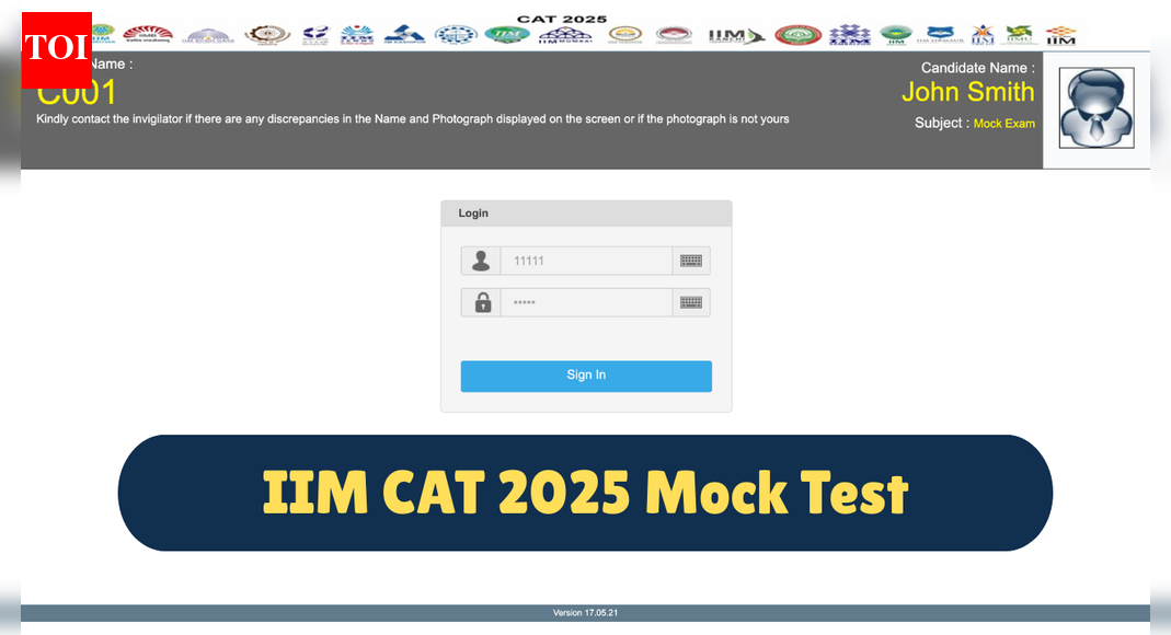 CAT 2025 mock test link active at iimcat.ac.in: Here is how to attempt ...